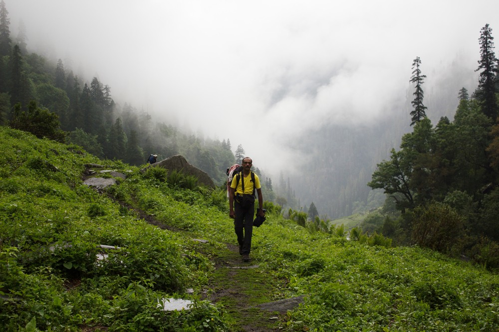 On the lower reaches of the Rupin pass trail